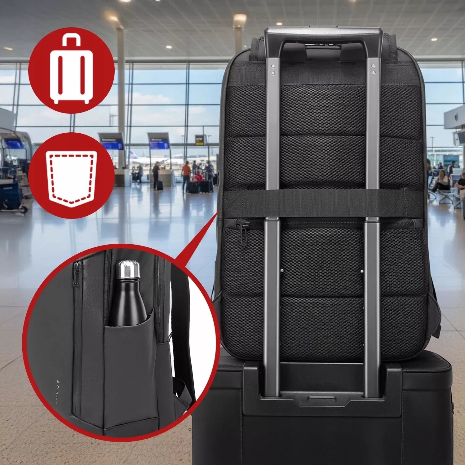 Funkcionali kuprinė nešiojamam kompiuteriui 15,6" – talpi ir moderni