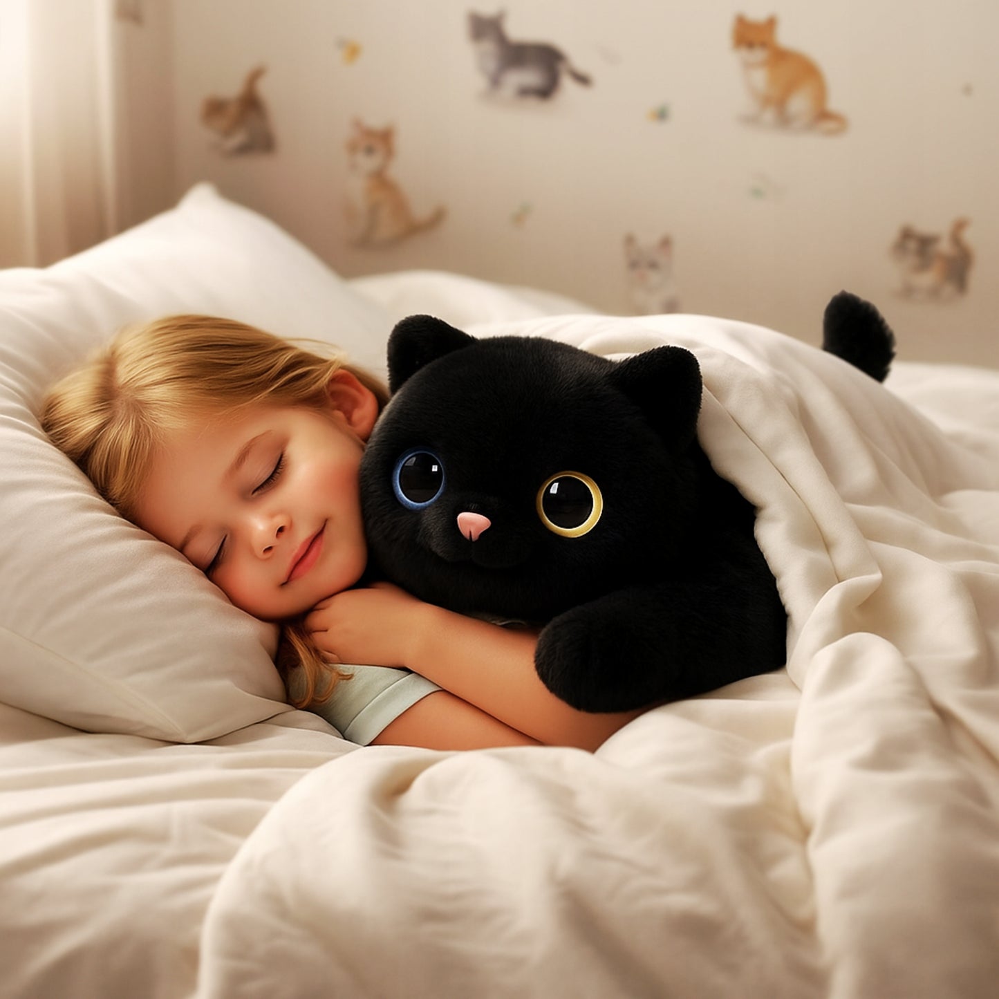 Svorio pliušinis žaisliukas Termoforas Didelis XXL Žaislas ADHD Autizmas Katė Kačiukas Vaikai