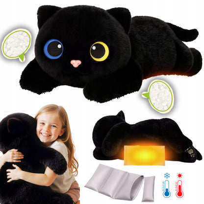 Svorio pliušinis žaisliukas Termoforas Didelis XXL Žaislas ADHD Autizmas Katė Kačiukas Vaikai