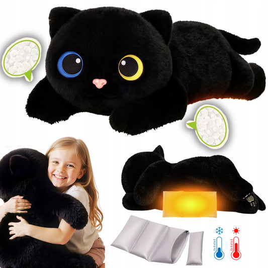 Svorio pliušinis žaisliukas Termoforas Didelis XXL Žaislas ADHD Autizmas Katė Kačiukas Vaikai