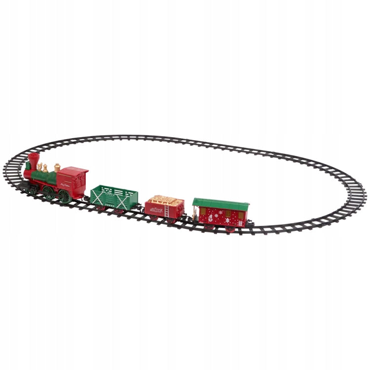 Kalėdinis traukinukas su šviesomis ir garsu 3+