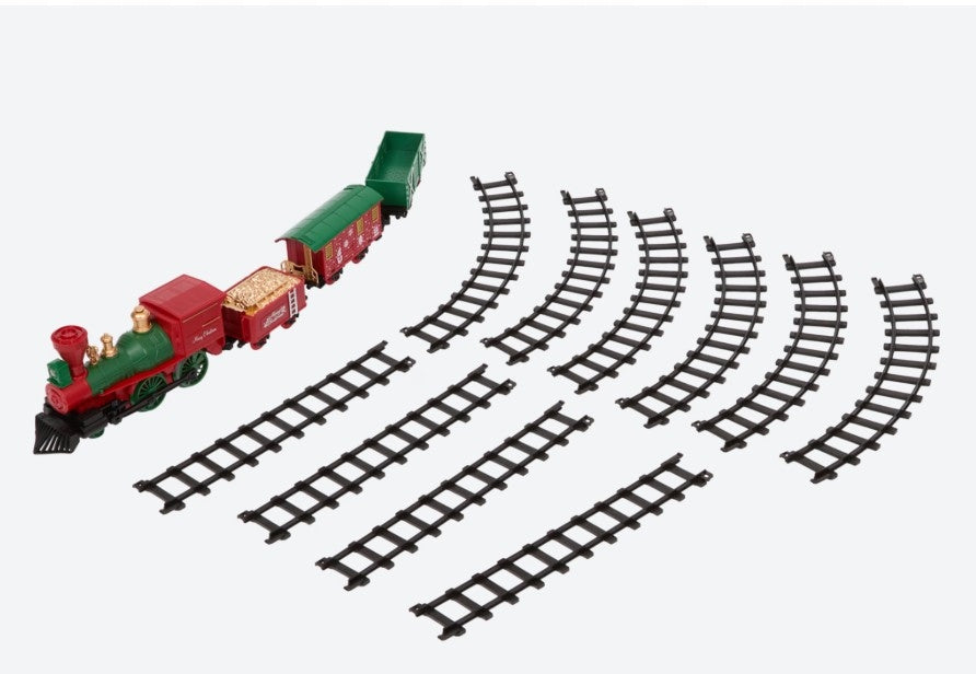 Kalėdinis traukinukas su šviesomis ir garsu 3+