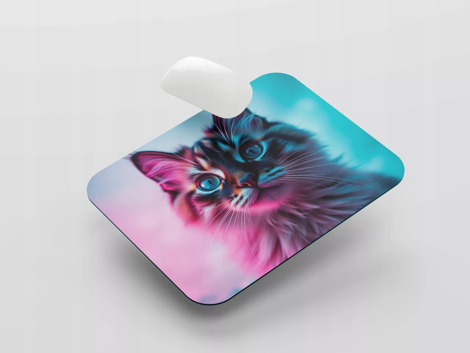 Žaidimų pelės kilimėlis katė 18x22