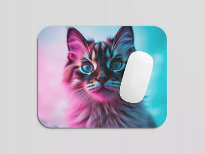 Žaidimų pelės kilimėlis katė 18x22