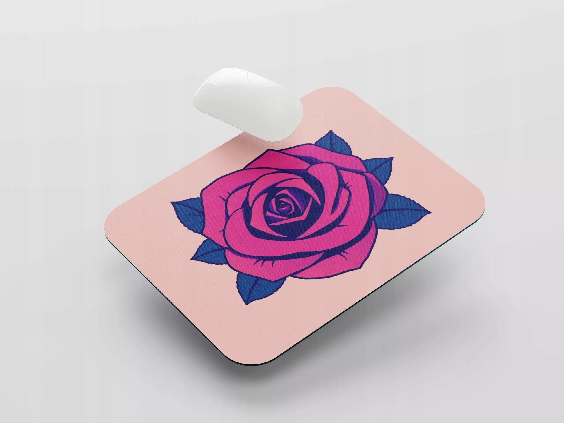 Žaidimų pelės kilimėlis rožė 18x22