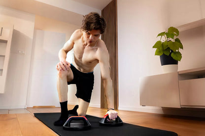 Sukamosios rankenos pompai sportui, "DrFit" 2 vnt. rinkinys
