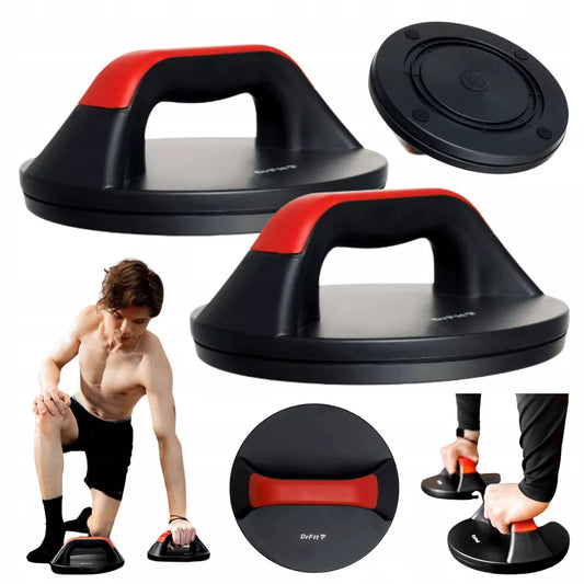 Sukamosios rankenos pompai sportui, "DrFit" 2 vnt. rinkinys