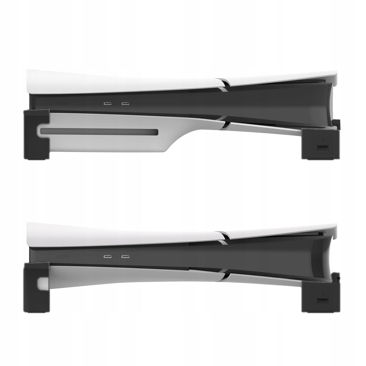 Horizontali stovas iPega PlayStation 5 PS5 Slim Pro+ su 4 papildomais USB