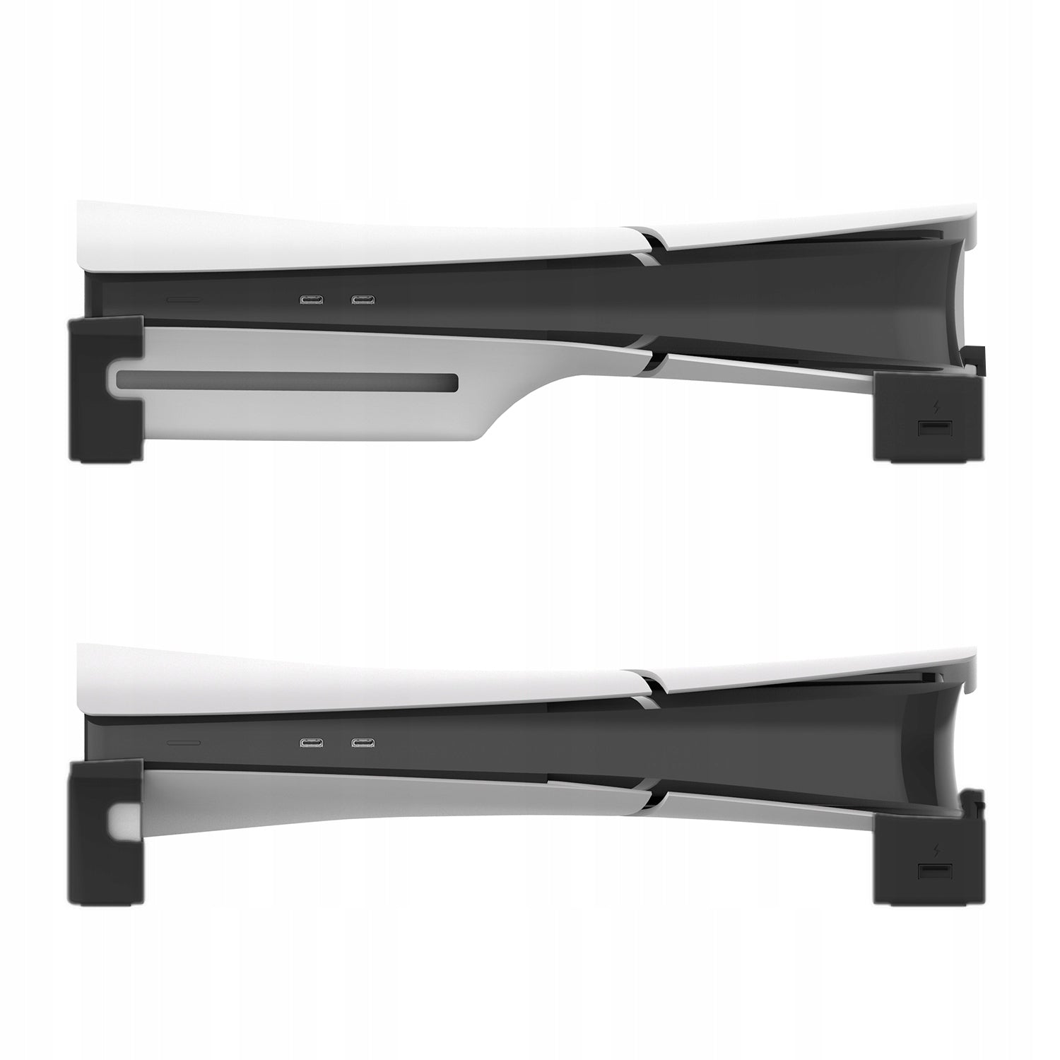 Horizontali stovas iPega PlayStation 5 PS5 Slim Pro+ su 4 papildomais USB