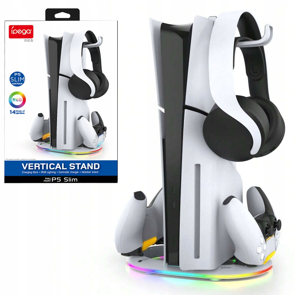 RGB įkrovimo stotelės stovas Sony PlayStation PS5 Slim / PS5 Pro