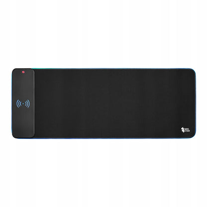 Šviečiantis RGB Žaidimų pelės kilimėlis XL 80x30 + QI įkroviklis