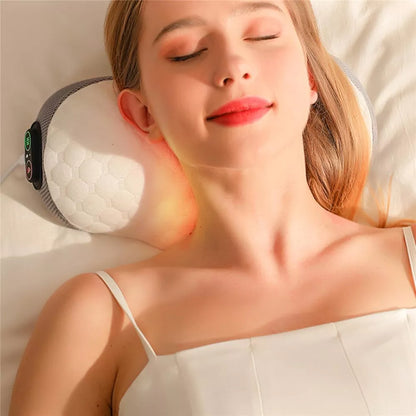 Masažinė pagalvė kaklui ir nugarai su šildymo funkcija