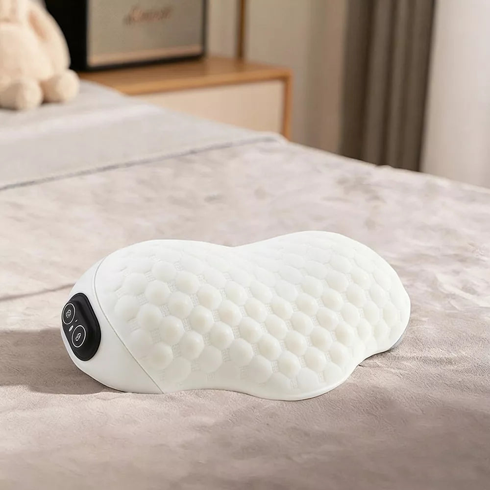 Masažinė pagalvė kaklui ir nugarai su šildymo funkcija