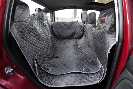 Automobilio sėdynės kilimėlio uždangalas šuniui 160 cm - Versija su šonais
