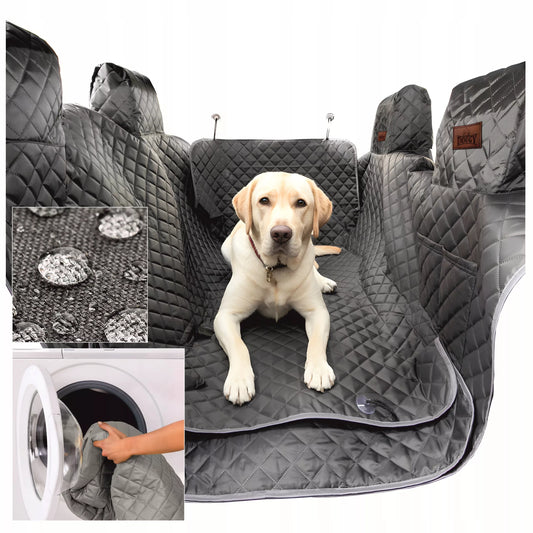 Automobilio sėdynės kilimėlio uždangalas šuniui 160 cm - Versija su šonais
