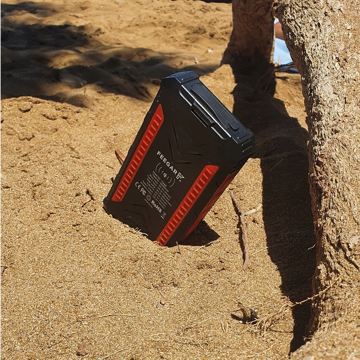 Power bank Solinis Feegar 36000mAh 20W 4x USB-C PD QC3 Indukcinis įkrovimas