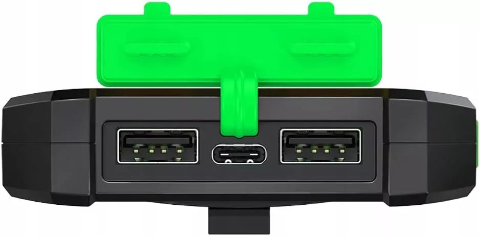 Saulės energijos Powerbank 8000 mAh IP65 Logilink su Žibintuvėliu, Įkrovimas 2xUSB-A 2A 10W