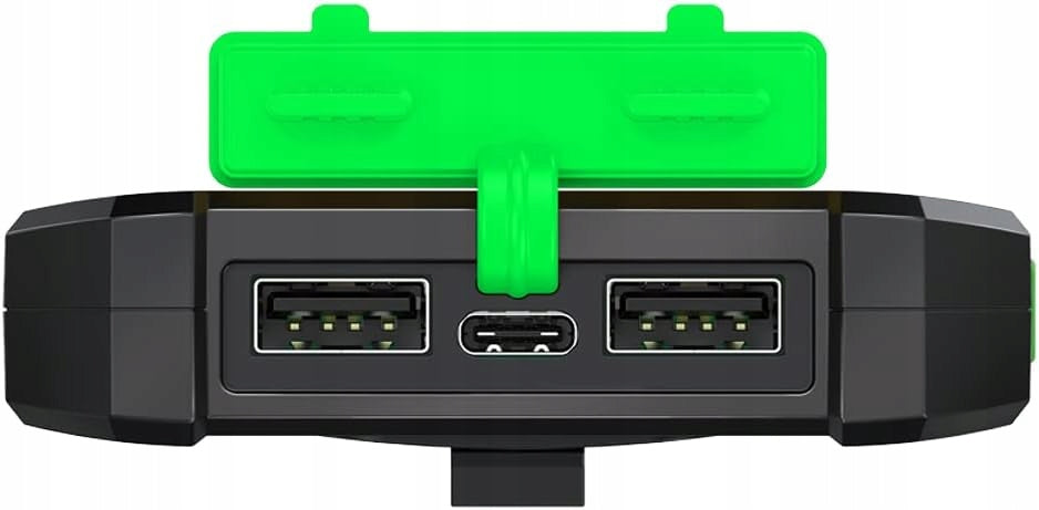 Saulės energijos Powerbank 8000 mAh IP65 Logilink su Žibintuvėliu, Įkrovimas 2xUSB-A 2A 10W