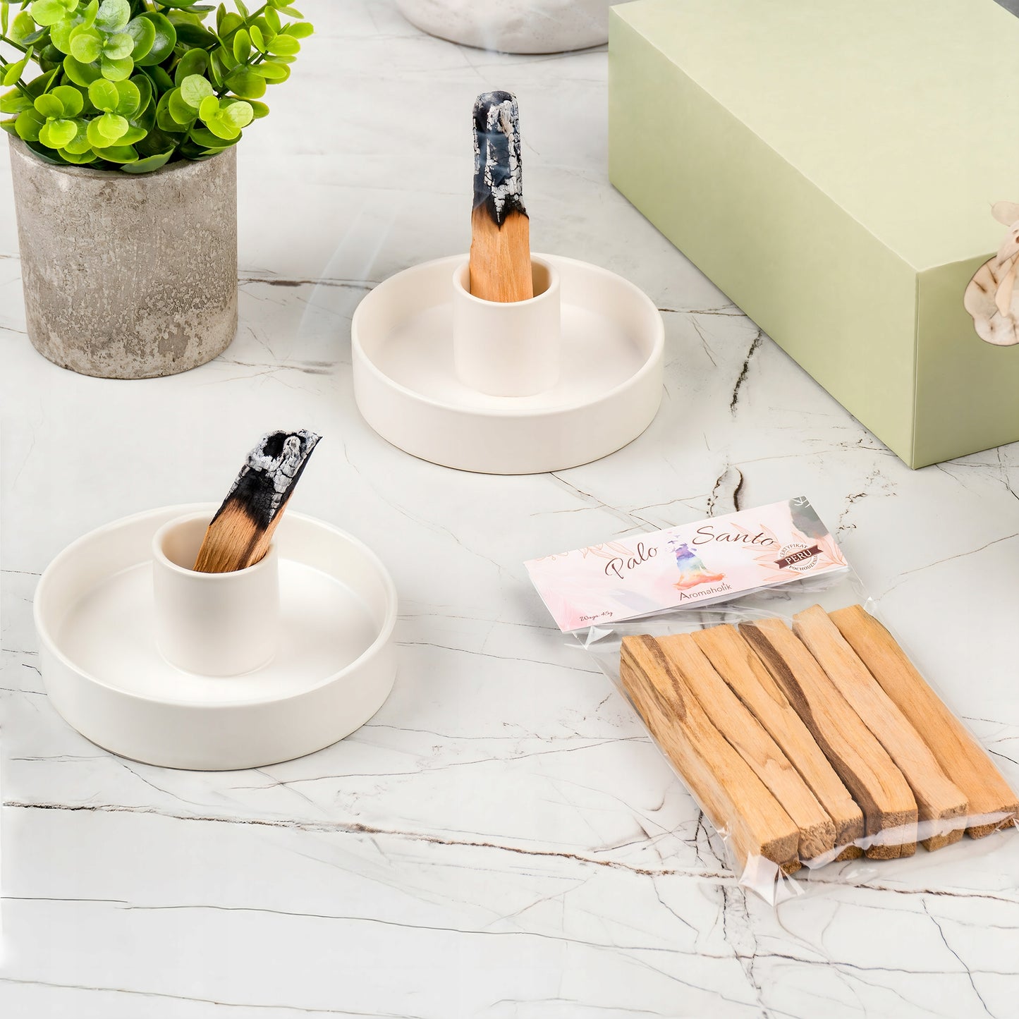 Dovana Vyrui - Aliejų Difuzorius, Palo Santo Medžio Lazdelės - Vyriškas Ritualas