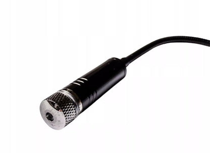 USB LED lazerinis projektorius, violetinė žvaigždė, lubų hologramos automobilio interjerui