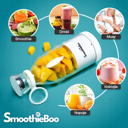 Nešiojamas Belaidis Blenderis Kokteiliams – Kompaktiškas Smoothie Maišytuvas