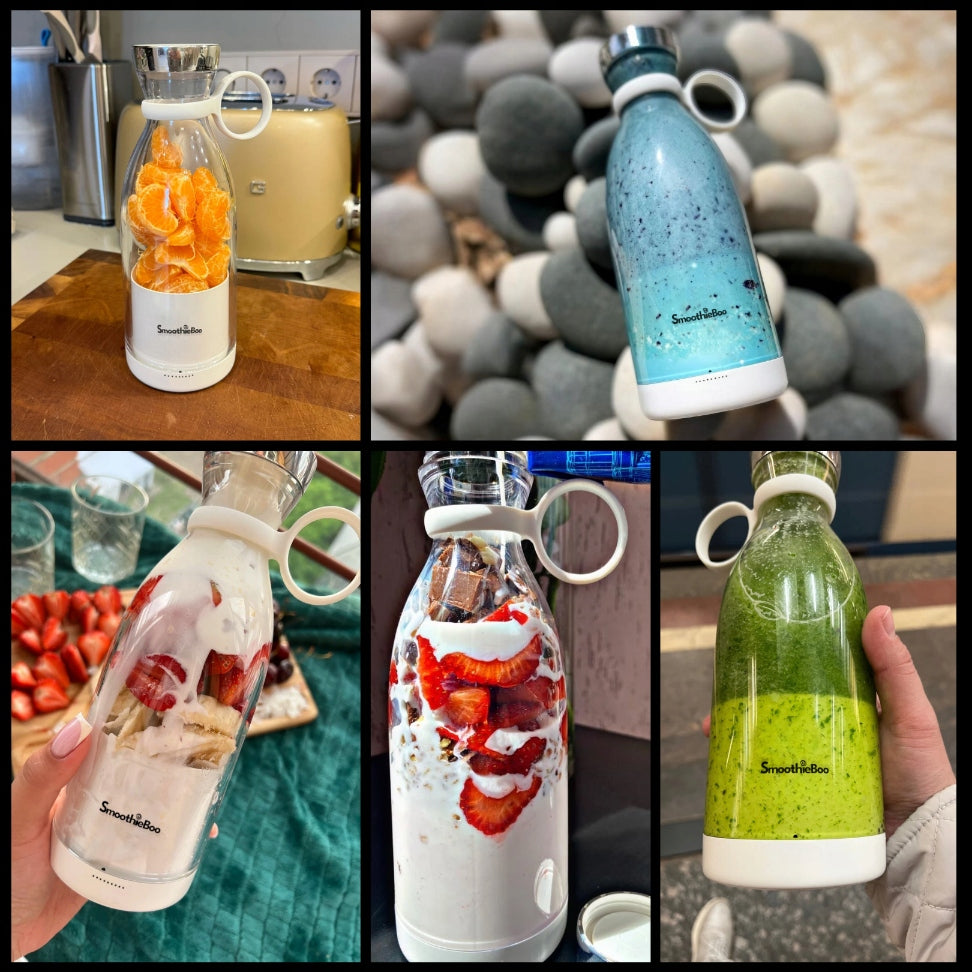 Nešiojamas Belaidis Blenderis Kokteiliams – Kompaktiškas Smoothie Maišytuvas