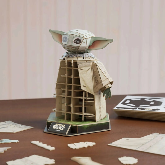 3D dėlionė Grogu Spin Master 4D Build 103 detalės kartoninė