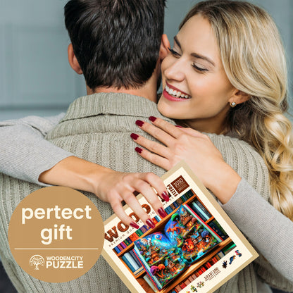 Medinė dėlionė 1000 elementų - Užburtos pasakos - Wooden.City