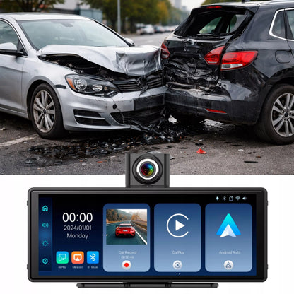 Automobilinis radijas, multimedijos stotis, monitorius su Carplay, kamera, Android Auto