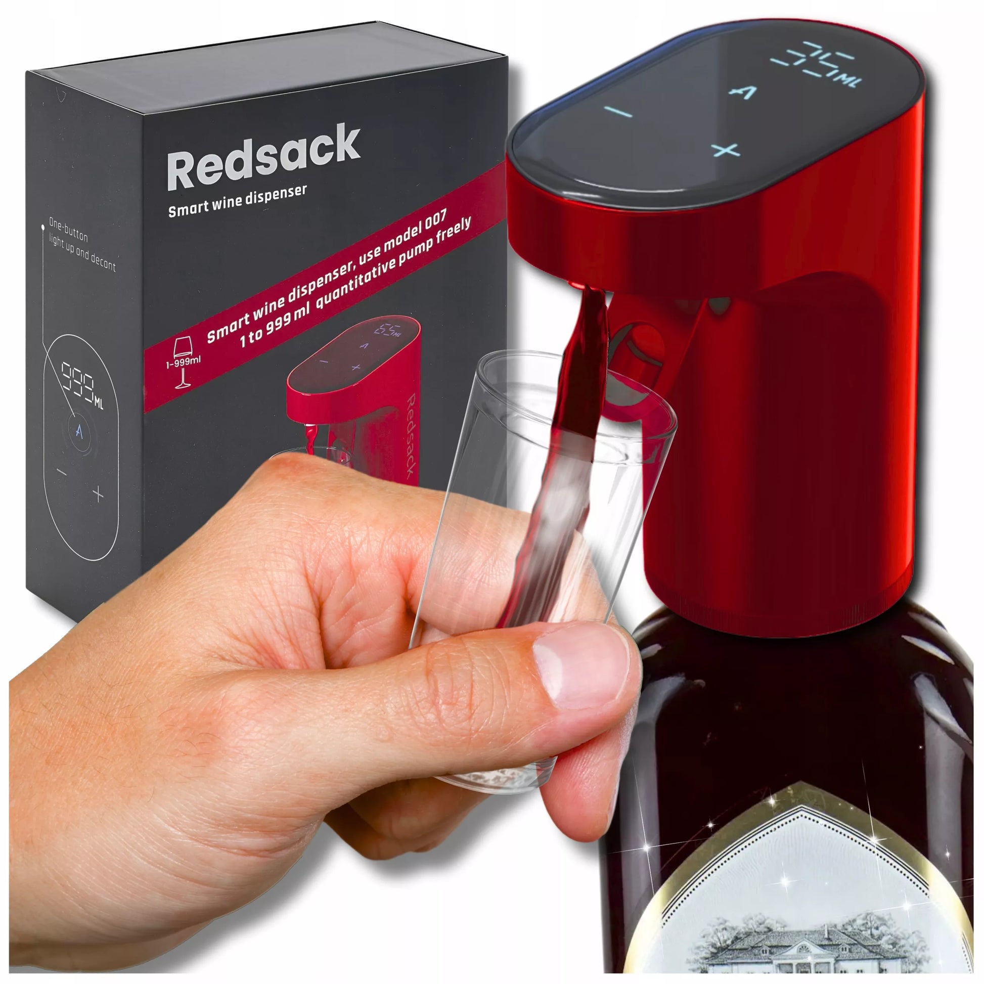 REDSACK WP-007 Elektrinis gėrimų, vyno, degtinės, viskio dozatorius