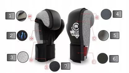 BESTSELLER universalios bokso pirštinės BOKSAS Kickboxing BUSHIDO 12 oz