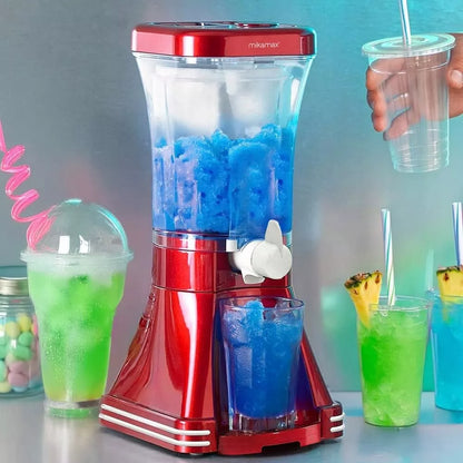 Retro (slushie) aparatas – 1 L, šerbetui ir šaldytiems gėrimams namuose