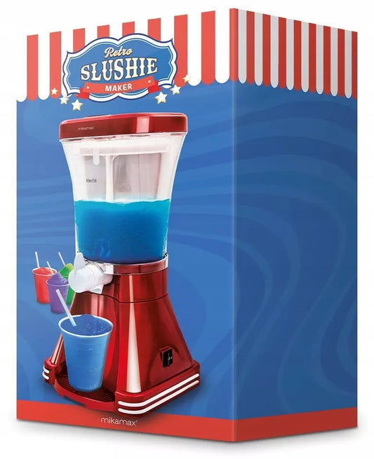 Retro (slushie) aparatas – 1 L, šerbetui ir šaldytiems gėrimams namuose