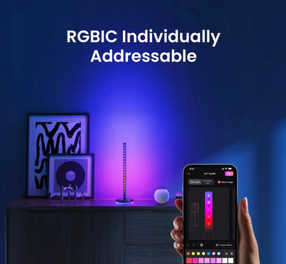 RGB ausinių stovas su 3D apšvietimu