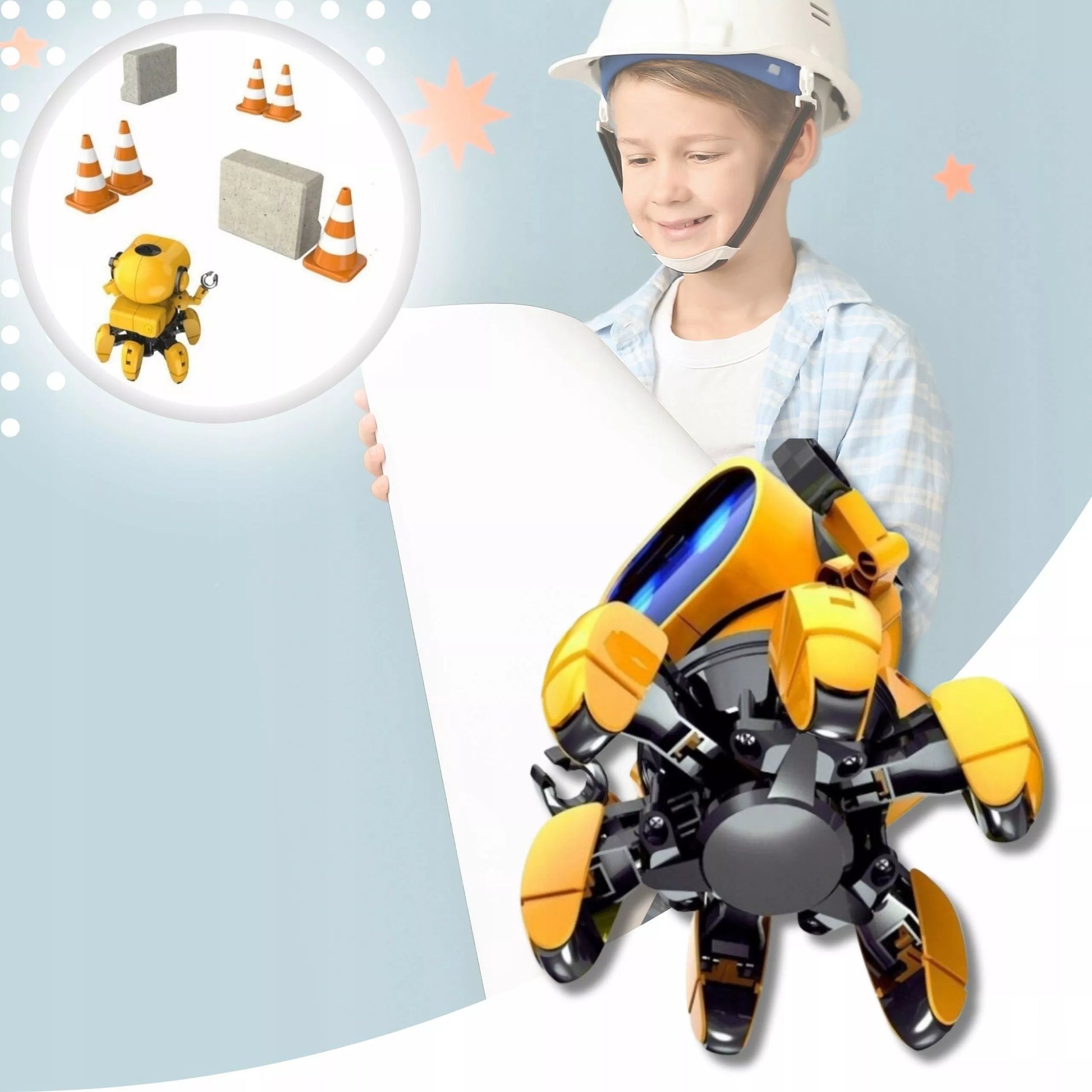 Interaktyvus robotas TOBBIE - kūrybiškas žaislas