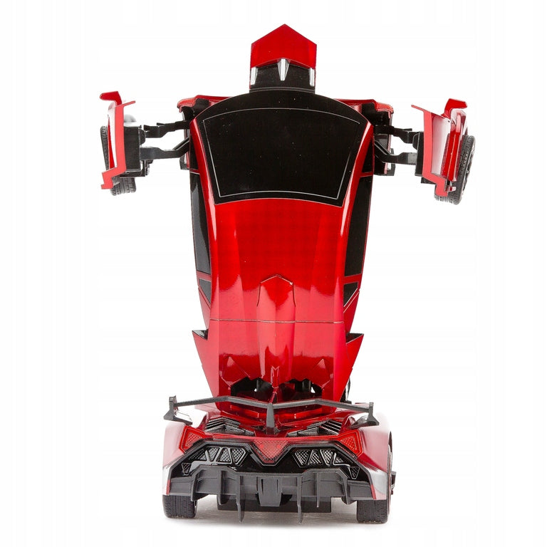 ROBOTAS AUTOMOBILIS LAMBORGHINI 2 viename AUTOBOT NUOTOLIU VALDOMAS SU PILOTU Įkrovimas