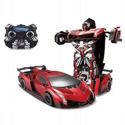 ROBOTAS AUTOMOBILIS LAMBORGHINI 2 viename AUTOBOT NUOTOLIU VALDOMAS SU PILOTU Įkrovimas