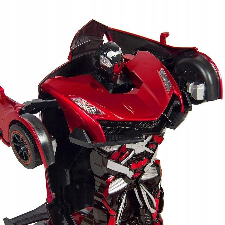 ROBOTAS AUTOMOBILIS LAMBORGHINI 2 viename AUTOBOT NUOTOLIU VALDOMAS SU PILOTU Įkrovimas