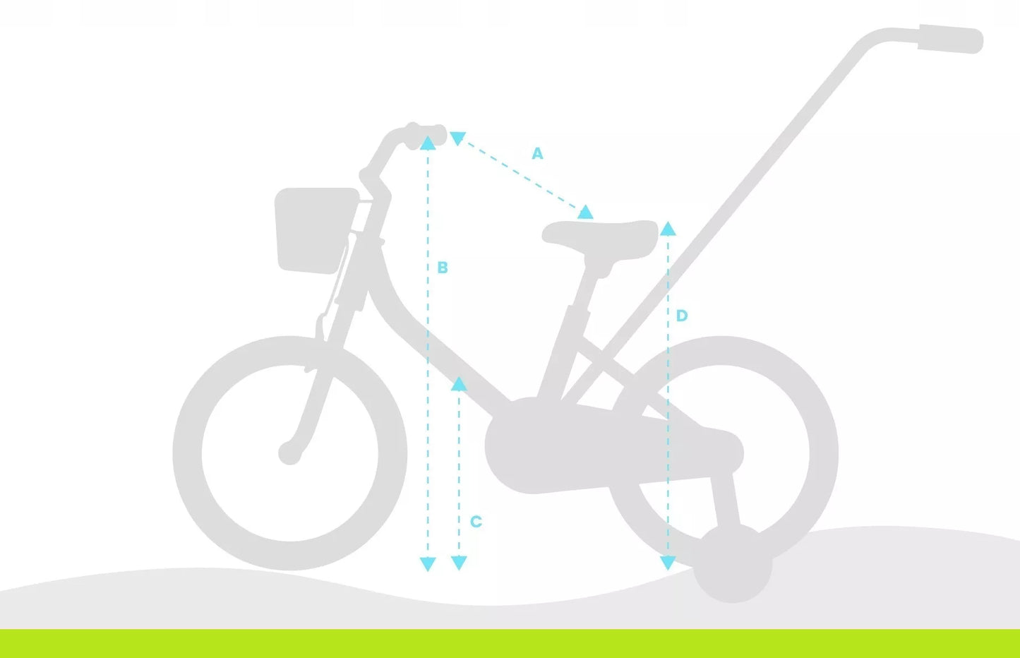 Vaikiškas dviratis Spark 40 cm, su krepšeliu ir stūmimo rankena