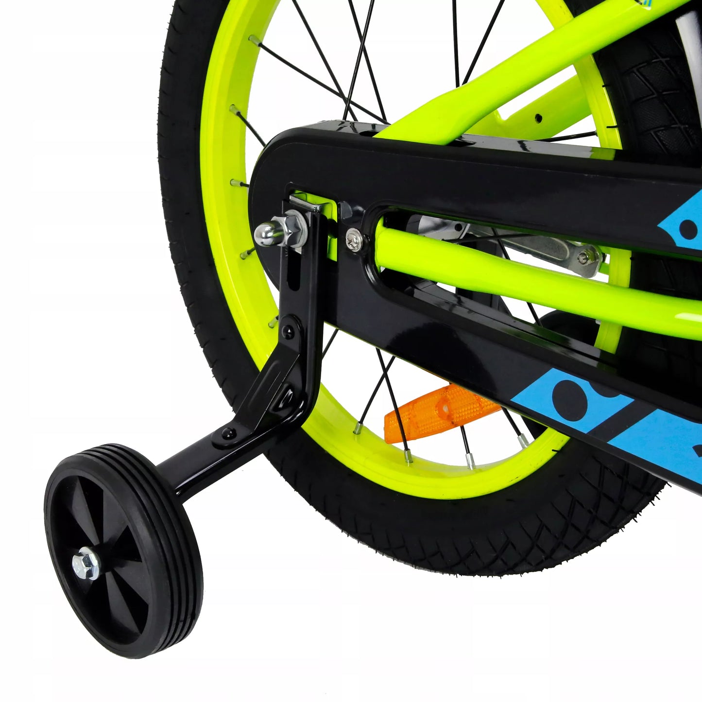 Vaikiškas dviratis Spark 40 cm, su krepšeliu ir stūmimo rankena