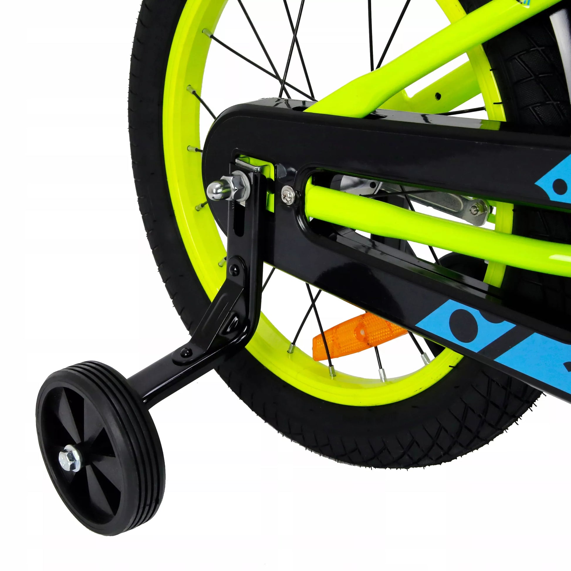 Vaikiškas dviratis Spark 40 cm, su krepšeliu ir stūmimo rankena