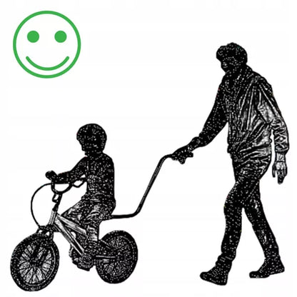 Vaikiškas dviratis Spark 40 cm, su krepšeliu ir stūmimo rankena