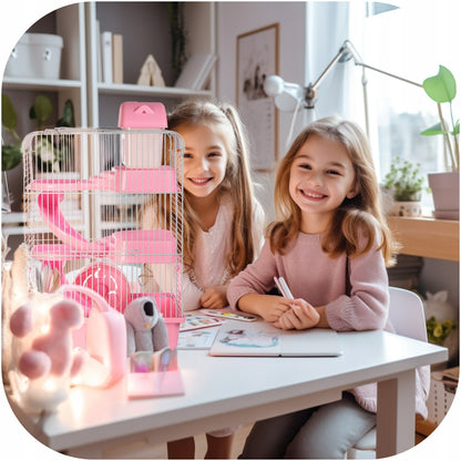 ROŽINIS NARVELIS GRAUŽIKAMS SU RATU, BĖGIAIS, ČIUOŽYKLOMIS IR RINKINIU