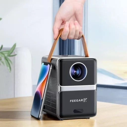 Mini LED Nešiojamas Projektorius TV Feegar SHOW WiFi 5G Bluetooth