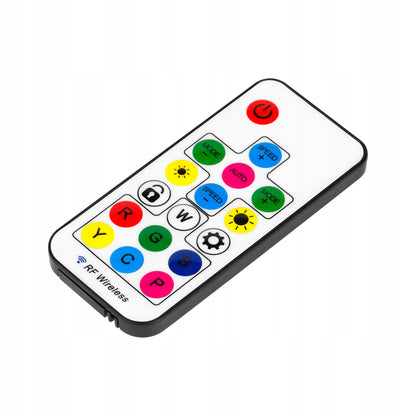 Reguliuojama minkšta kompiuterio ir žaidimų kėdė su LED RGB apšvietimu, kojų atrama ir nuotolinio valdymo pulteliu