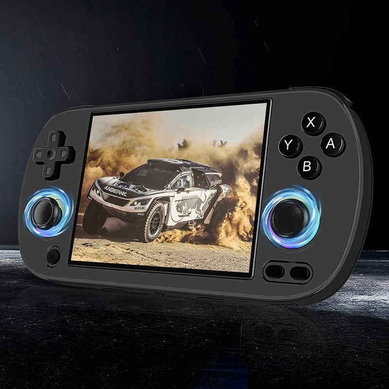 Retro žaidimų konsolė Anbernic – 64GB + klasikiniai žaidimai