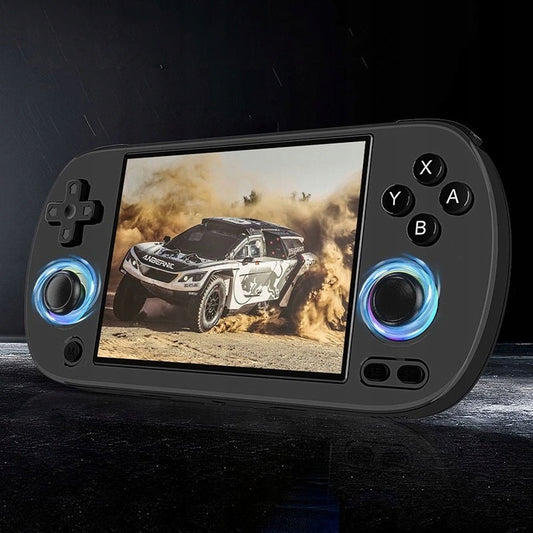 Retro žaidimų konsolė Anbernic – 64GB + klasikiniai žaidimai