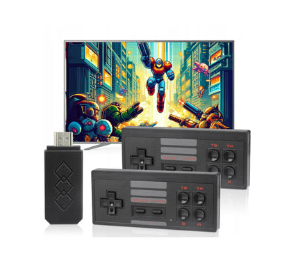 Retro žaidimų konsolė su 848 žaidimais + 2 belaidžiais pulteliais