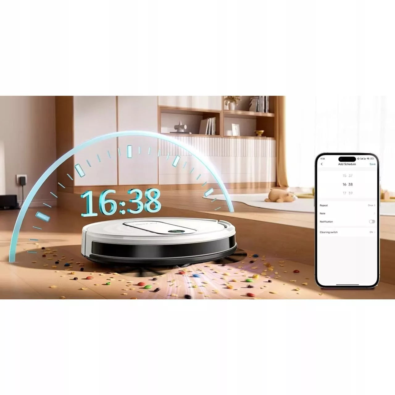Automatinis robotas Laresar P10 – valymo robotas su 4500 Pa galia