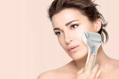 Vėsinantis veido ir kūno volelis ICE ROLLER gelinis masažuoklis Beauty Limited